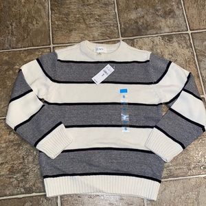 Children’s Place sweater gray white sz S 5/6